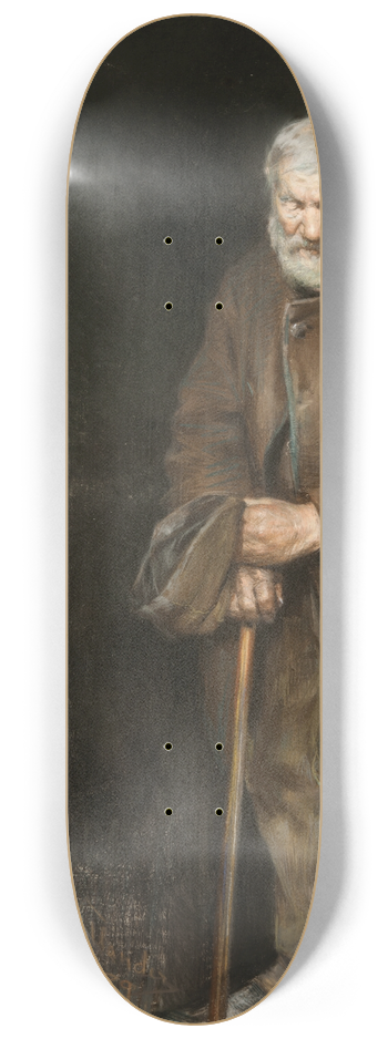 Alf Wallander - The Old Beggar 8.25 inch art skate deck