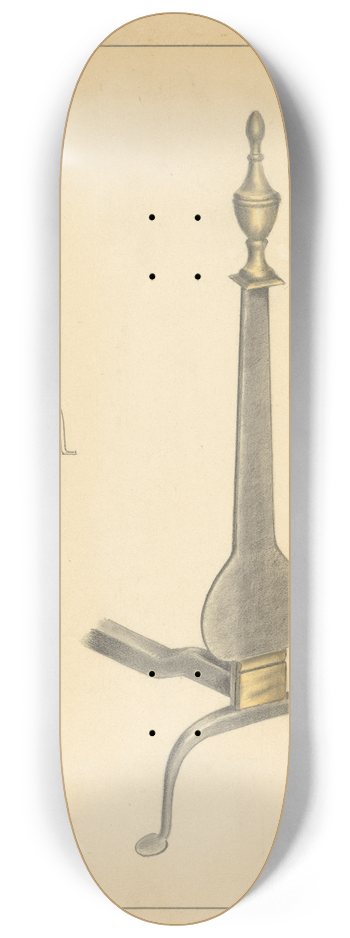 Jack Staloff - Andiron (one of pair) 8.25 inch art skate deck