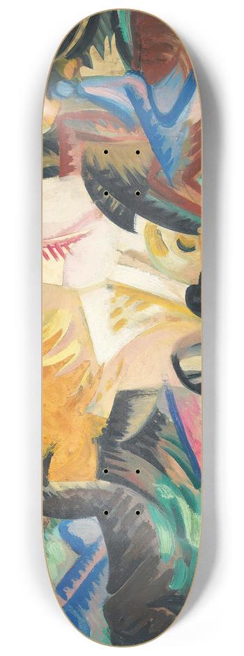 Alice Bailly - Chevaux Horses l 8.25 inch art skate deck