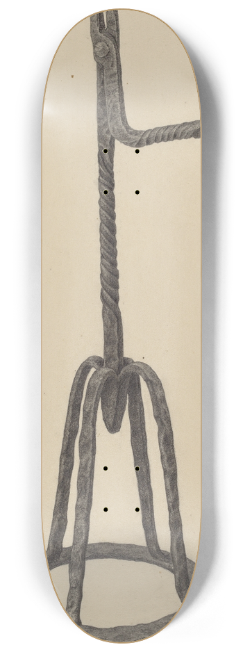 Jack Staloff - Rush and Candle Holder 8.25 inch art skate deck