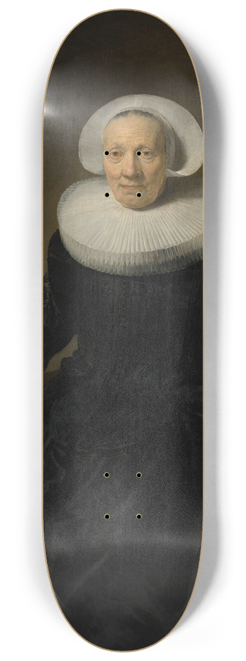 Jacob Adriaensz Backer - Old Woman in an Armchair 8.25 inch art skate deck