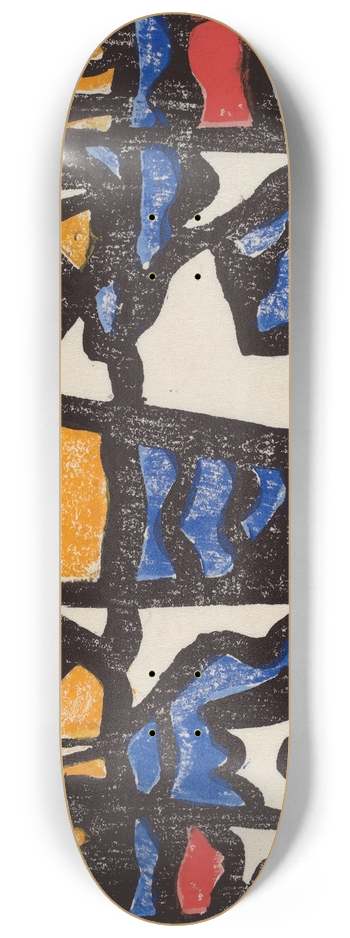 Jacoba van Heemskerck - Landscape with a Sun 8.25 inch art skate deck