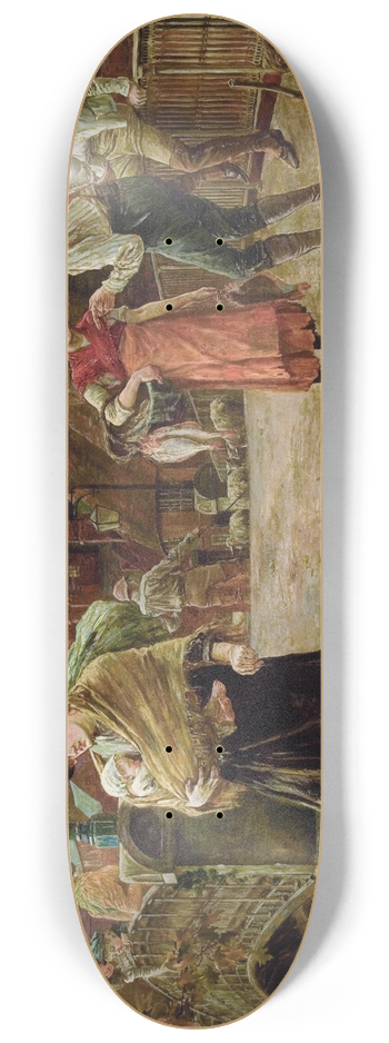 Alice Havers - Belle of the Village 8.25 inch art skate deck