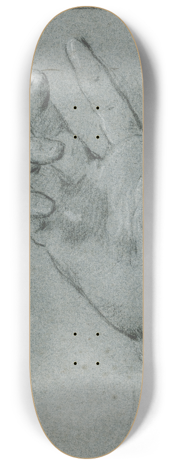 Jacob de Wit - Study of a hand 8.25 inch art skate deck