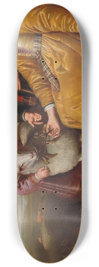 Jacob Gerritsz Cuyp - Three Children With A Goat And A Dog In A Landscape 8.25 inch art skate deck
