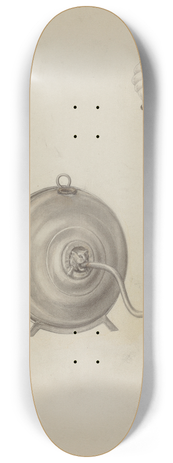 Jacob Lipkin - Combination Wall and Standing Lamp 8.25 inch art skate deck