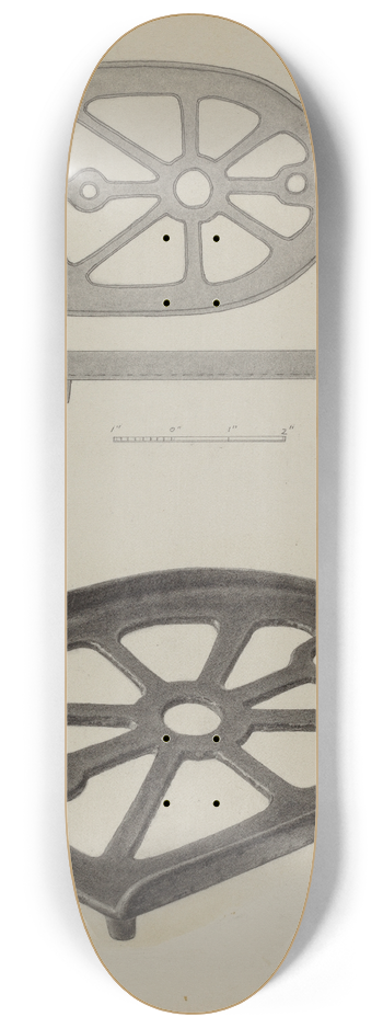 Jacob Lipkin - Flat Iron Holder 8.25 inch art skate deck