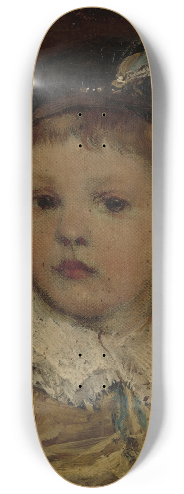 Jacob Maris - Portret van Willem, vermoedelijk Willem Matthijs Maris Jbzn, zoon van Jacob Maris 8.25 inch art skate deck
