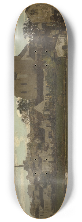 Jacob Maris - View at Montigny-sur-Loing 8.25 inch art skate deck
