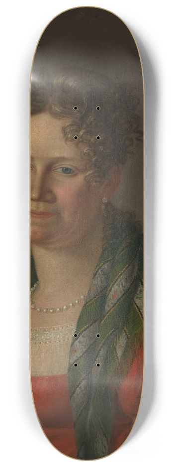 Jacob Munch - Portrait of Gesina rbech Ring 8.25 inch art skate deck