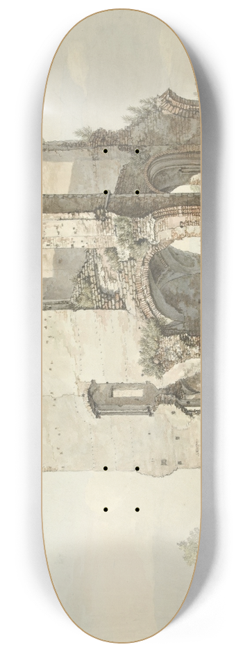 Jacob van Liender - De rune van de Abdij van Rijnsburg 8.25 inch art skate deck