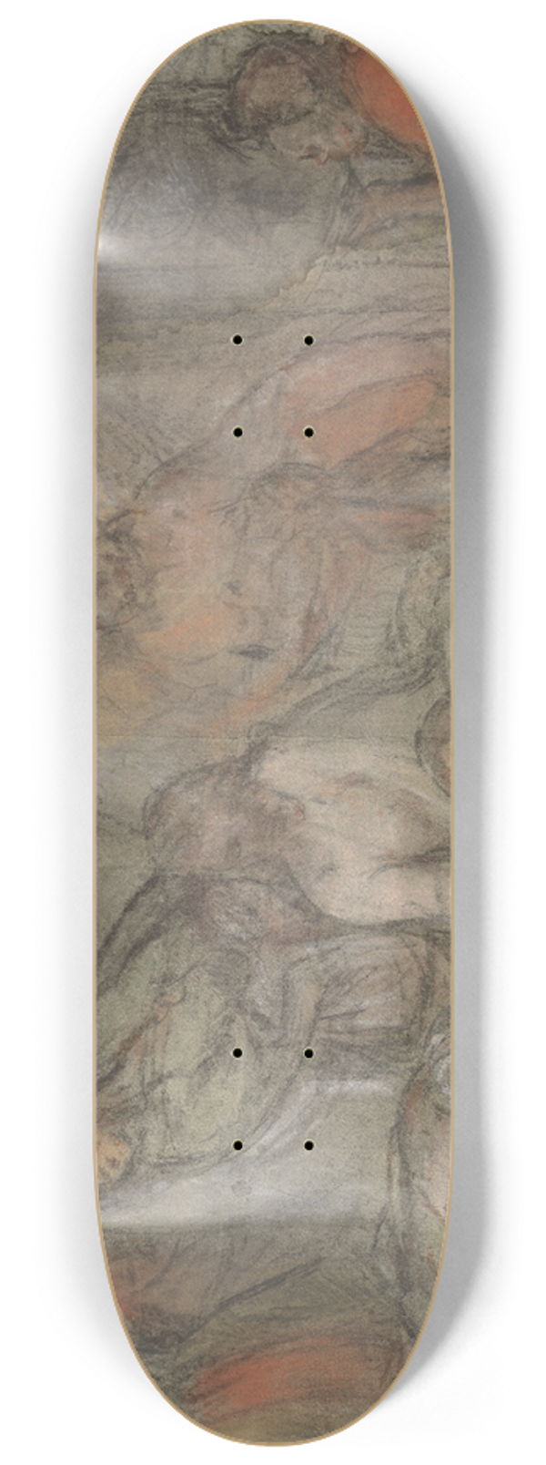 Jacopo Bassano - The Mocking of Christ 8.25 inch art skate deck