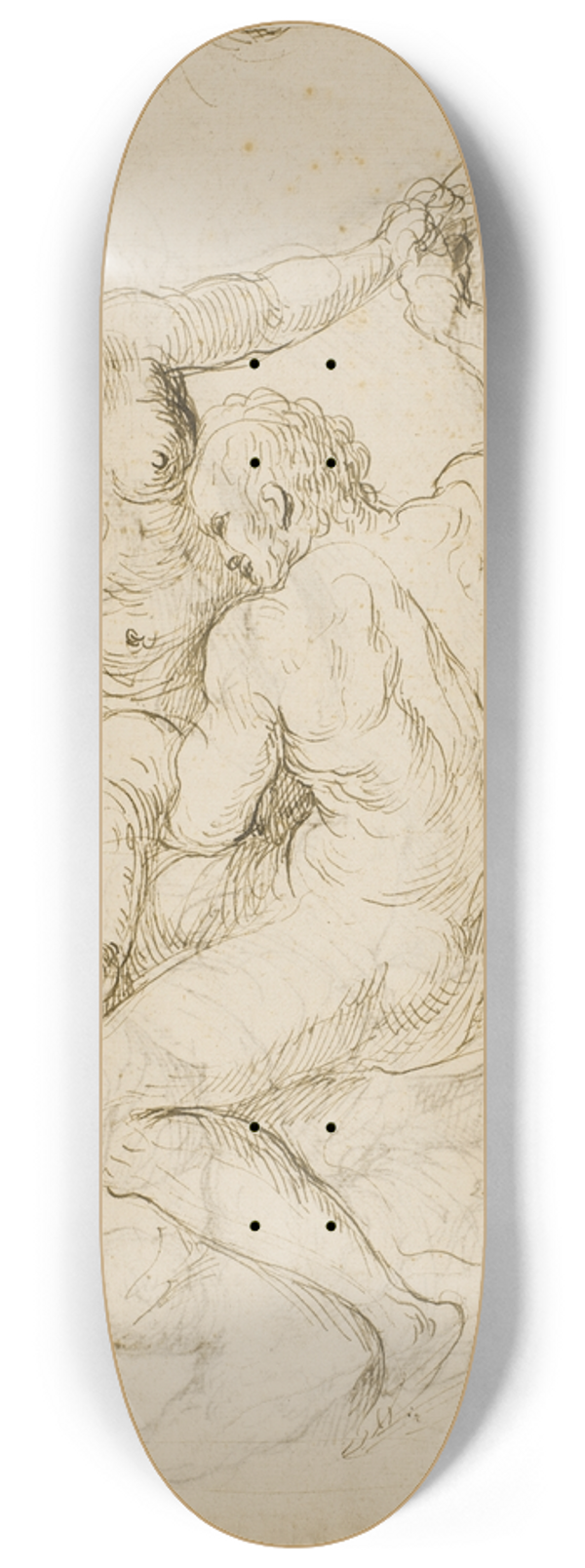Jacopo Palma il Giovane - Amor tugtes 8.25 inch art skate deck