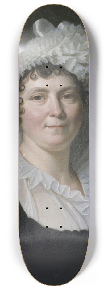 Jacques Augustin Pajou - Portrait de Madame Gohier 8.25 inch art skate deck