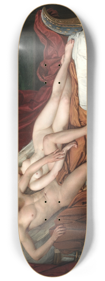 Jacques Louis David - Cupid and Psyche 8.25 inch art skate deck