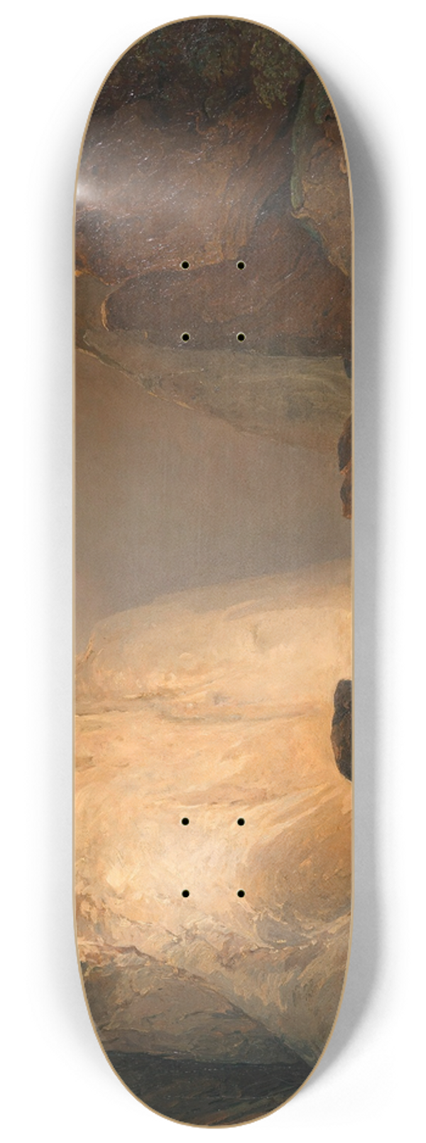 Adalbert Stifter - Felspartie  Moldauenge bei Hohenfurt 8.25 inch art skate deck