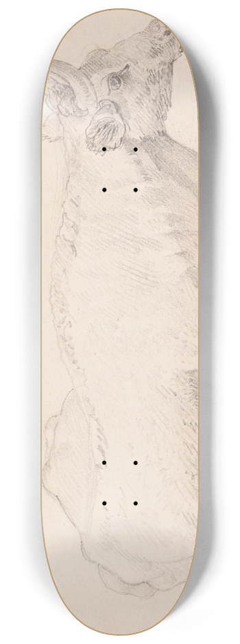 Jacques-Raymond Brascassat - Buf couch 8.25 inch art skate deck