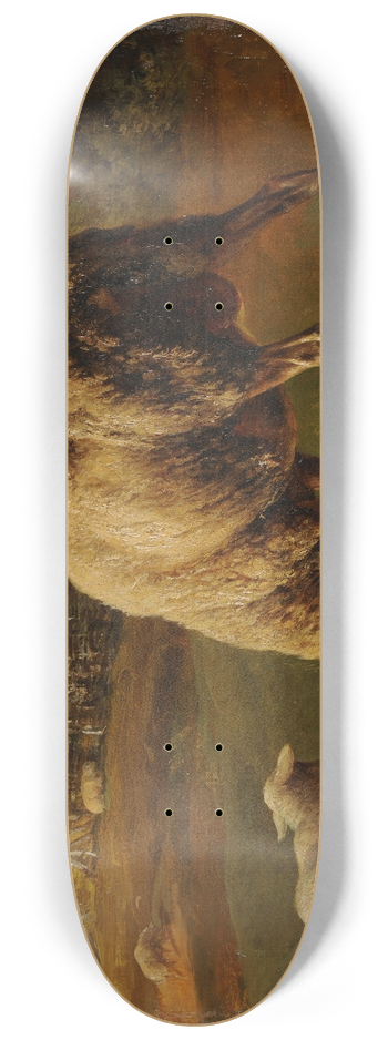 Jacques-Raymond Brascassat - Moutons et brebis au pturage 8.25 inch art skate deck