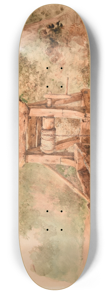 Jacques-Raymond Brascassat - Puits 8.25 inch art skate deck