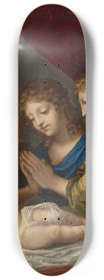 Jacques Stella - Angels Adoring The Sleeping Christ 8.25 inch art skate deck