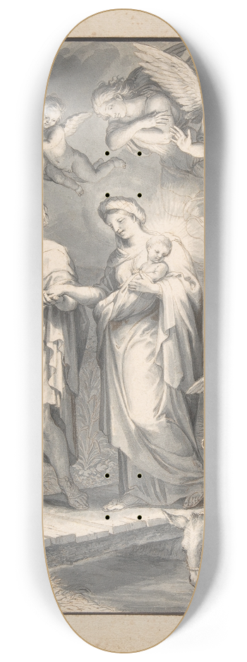 Jacques Stella - The Flight into Egypt 8.25 inch art skate deck