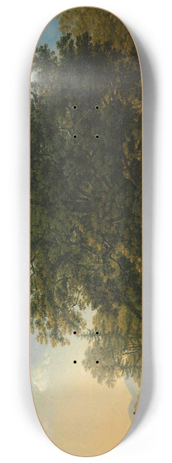 Jakob Alt - Landschaft mit weidenden Khen 8.25 inch art skate deck