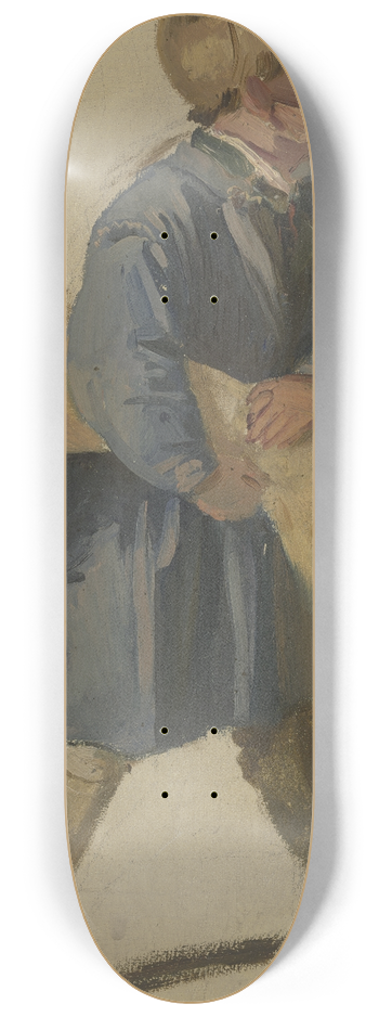 Jakob Becker - Bauernjunge mit Garbe unterm Arm 8.25 inch art skate deck