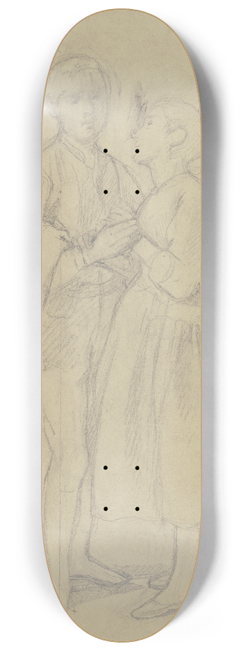 Jakob Becker - Farm boy and girl 8.25 inch art skate deck