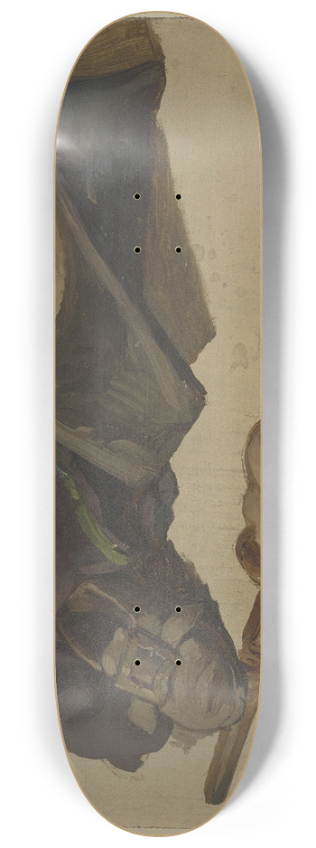 Jakob Becker - Hat, shoes and spindle 8.25 inch art skate deck