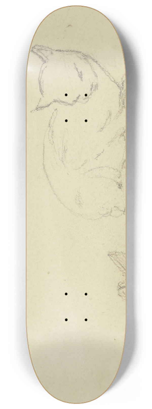 Jakob Becker - Study sheet; Cats 8.25 inch art skate deck