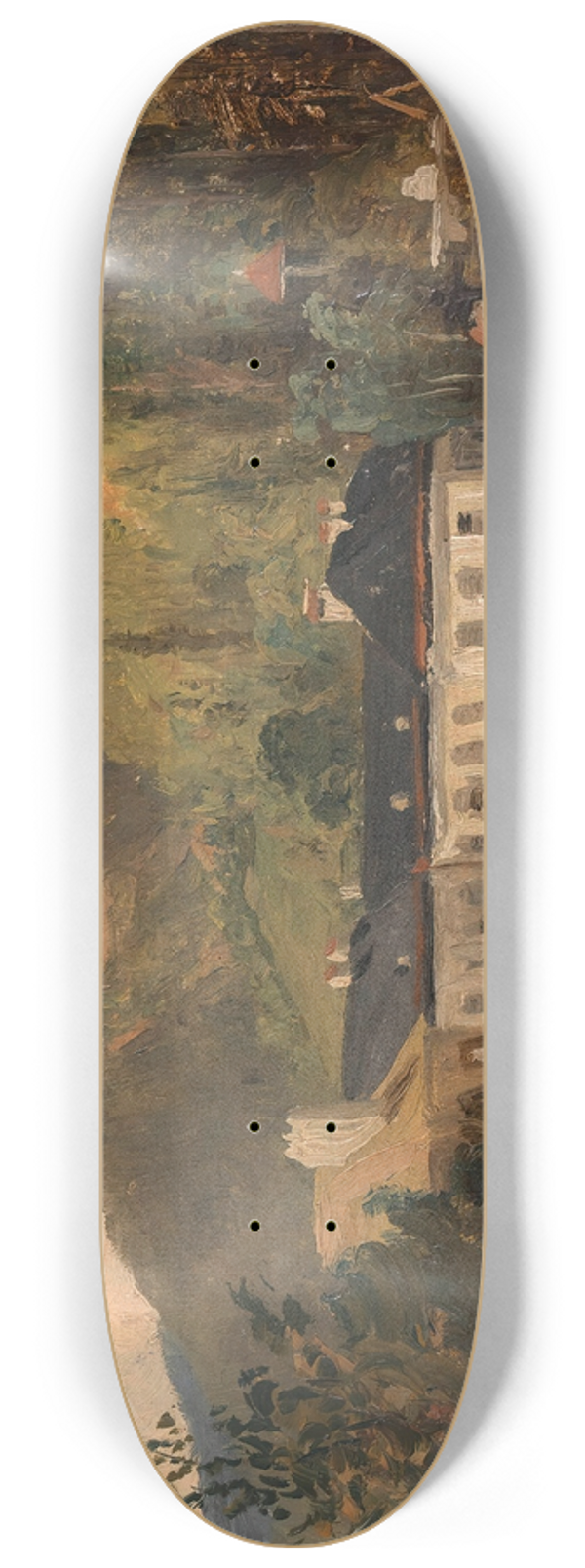 Adalbert Stifter - Motiv aus Neuwaldegg 8.25 inch art skate deck