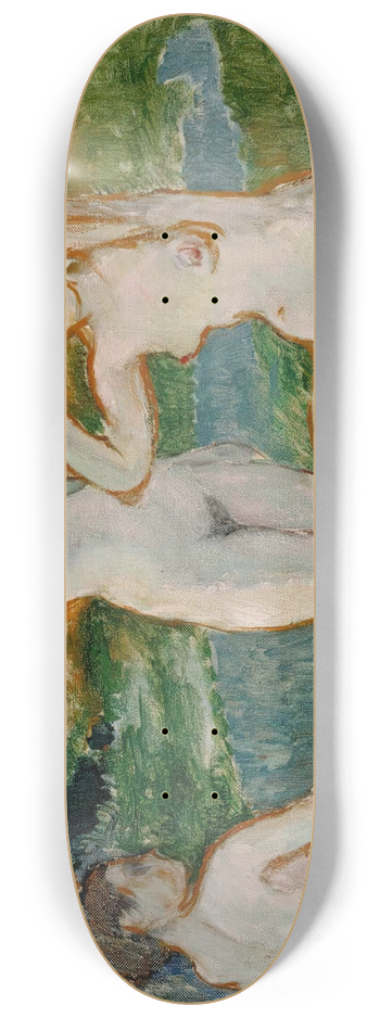 Jalmari Ruokokoski - Bathing Women, Sketch 8.25 inch art skate deck