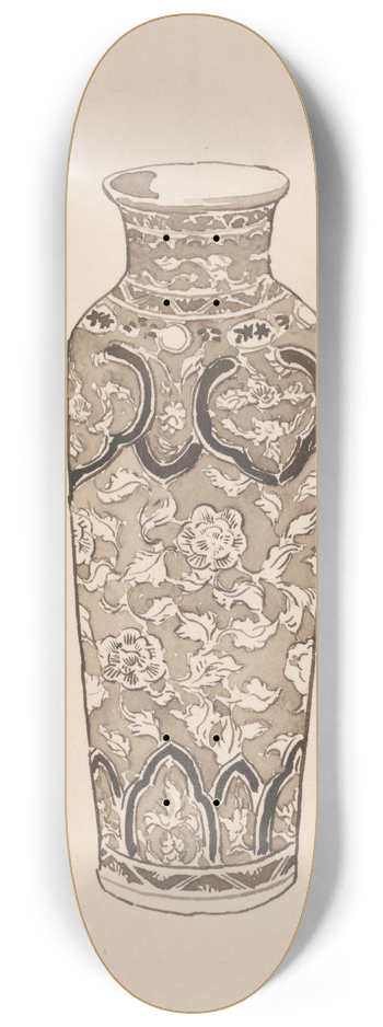 James Abbott McNeill Whistler - Cylindrical jar 8.25 inch art skate deck