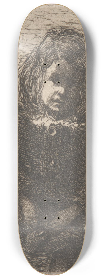 James Abbott McNeill Whistler - Little Arthur 8.25 inch art skate deck