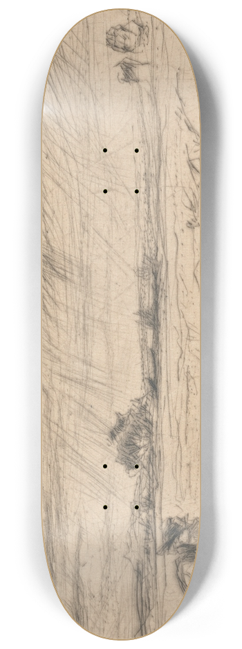 James Abbott McNeill Whistler - The Storm 8.25 inch art skate deck