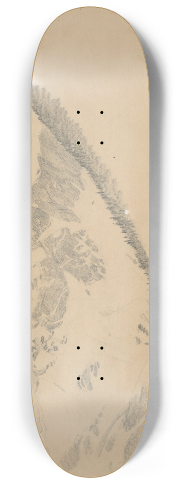 James Crowe Richmond - Summits of Scesaplana 8.25 inch art skate deck