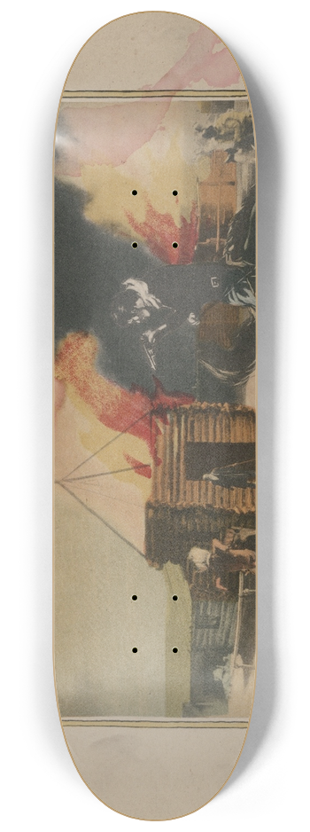 James Cruze - The Pony Express 8.25 inch art skate deck