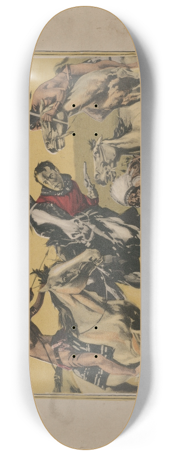 James Cruze - The Pony Express 8.25 inch art skate deck