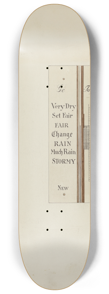 Alois E. Ulrich - Shaker Barometer 8.25 inch art skate deck