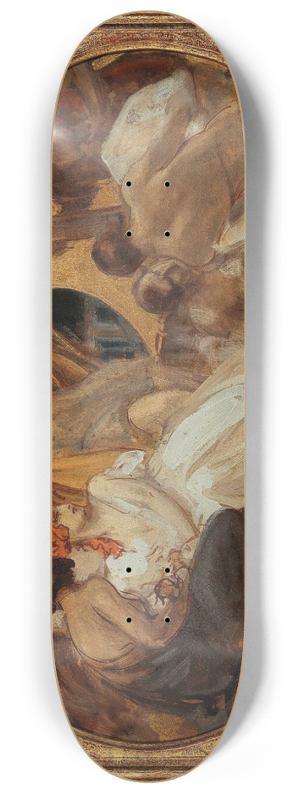 Alois Hans Schram - Allegory, ceiling sketch II 8.25 inch art skate deck
