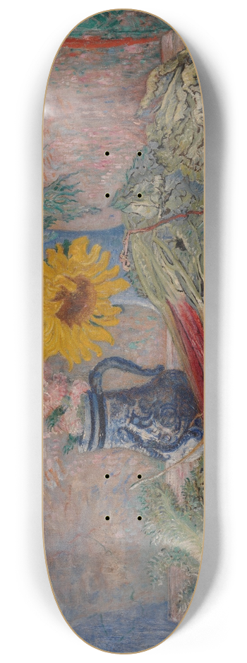 James Ensor - Flowers and Vegetables 8.25 inch art skate deck