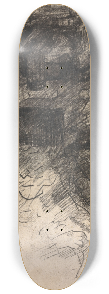 James Ensor - Heads and Still Life with Bottles 8.25 inch art skate deck