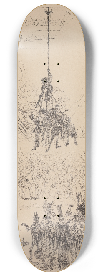 James Ensor - Hop-Frogs Revenge 8.25 inch art skate deck