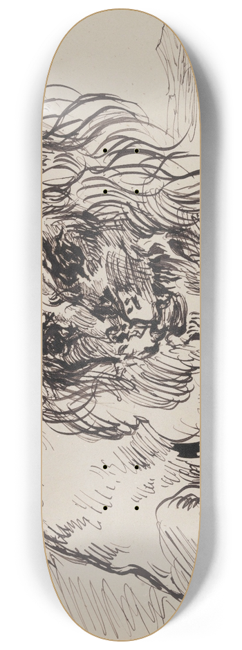 James Ensor - Lion 8.25 inch art skate deck
