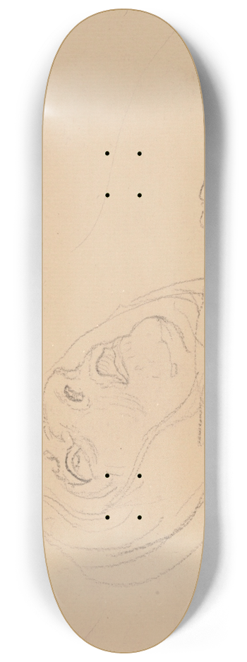 James Ensor - My Dead Mother IV 8.25 inch art skate deck