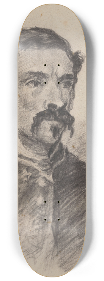 James Ensor - Portrait of a Man 8.25 inch art skate deck