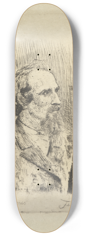 James Ensor - Portret van Hector Denis 8.25 inch art skate deck