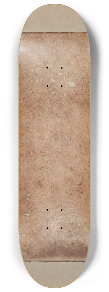 James Ensor - Self Portrait Surrounded by Heads 8.25 inch art skate deck