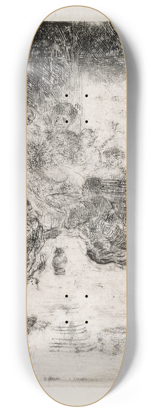 James Ensor - The Adoration of the Shepherds 8.25 inch art skate deck
