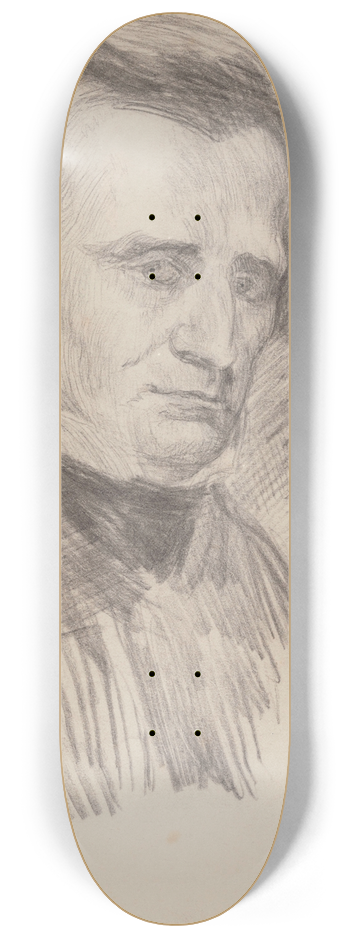 James Ensor - The Composer Hector Berlioz 8.25 inch art skate deck